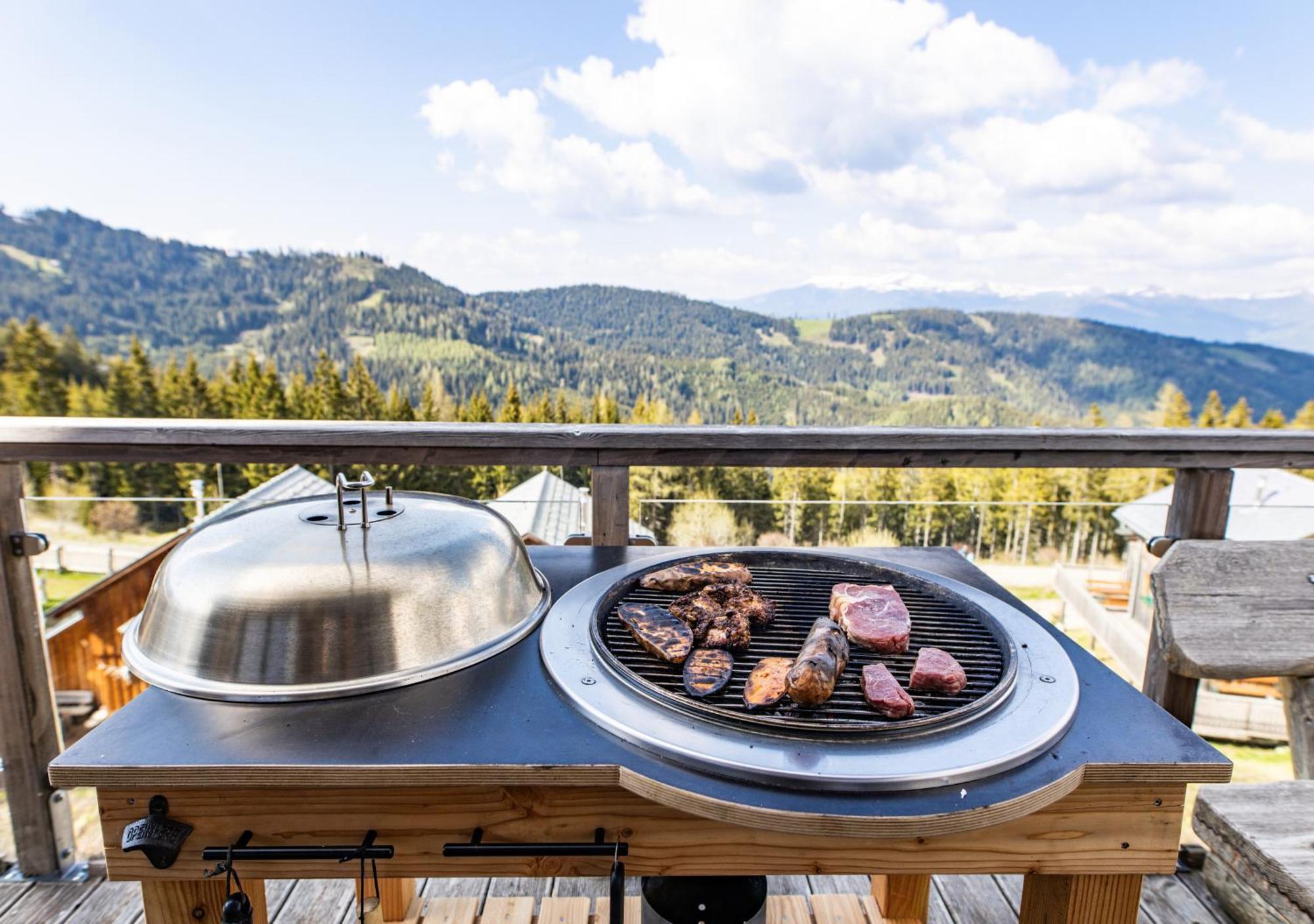 1A Chalet "Wolke" Wandern, Grillen, Wellness Im Traumhaus Wolfsberg Exterior foto