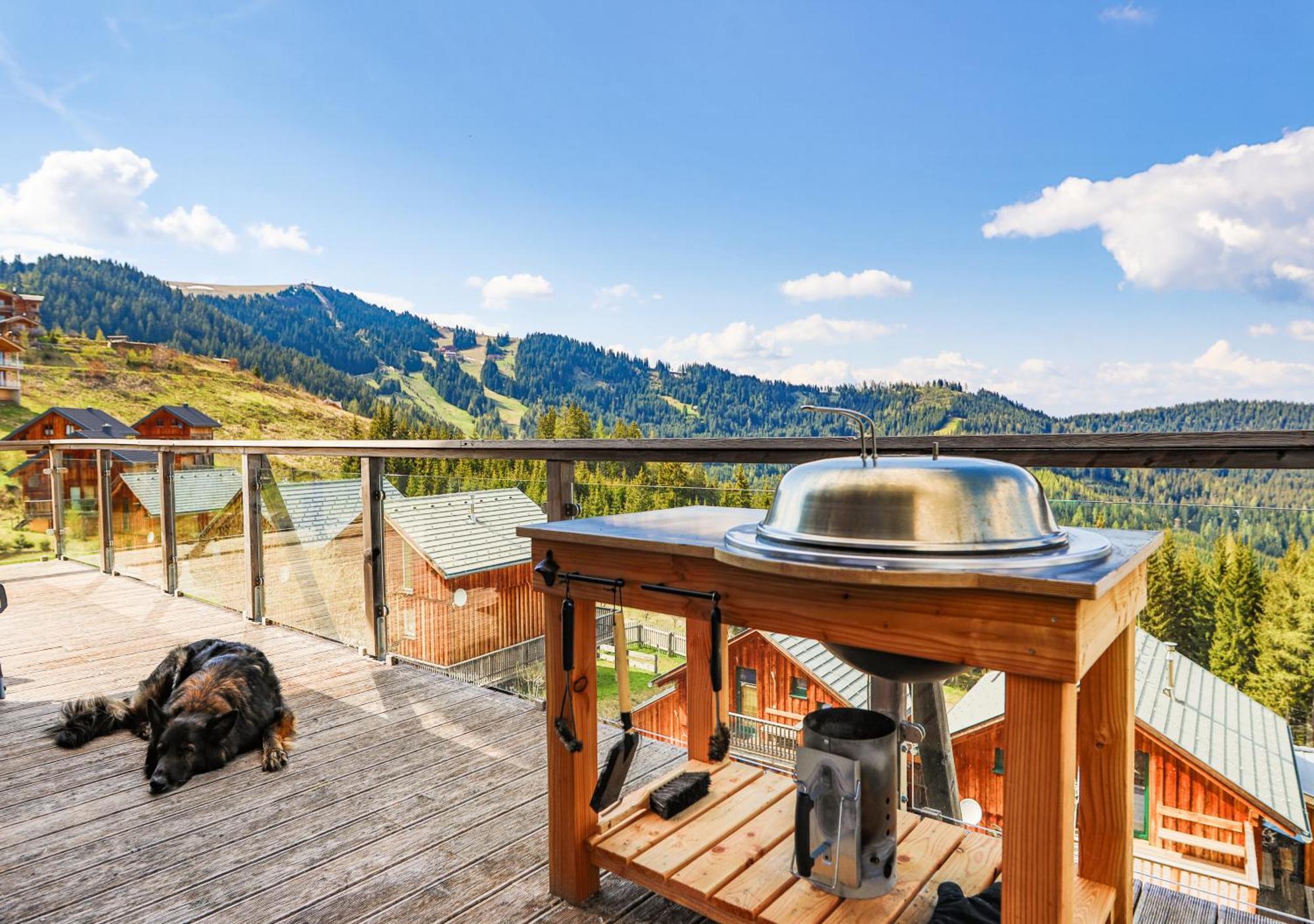 1A Chalet "Wolke" Wandern, Grillen, Wellness Im Traumhaus Wolfsberg Exterior foto